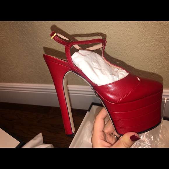 COPY - Gucci Malaga style in hibiscus red - Picture 10 of 16